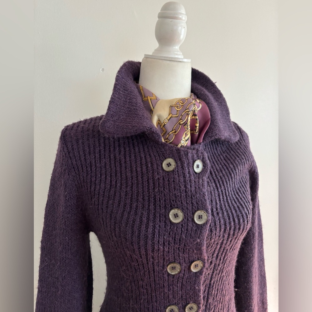Free People Alpaca Blend Double Breasted Cardigan Duster Size Medium